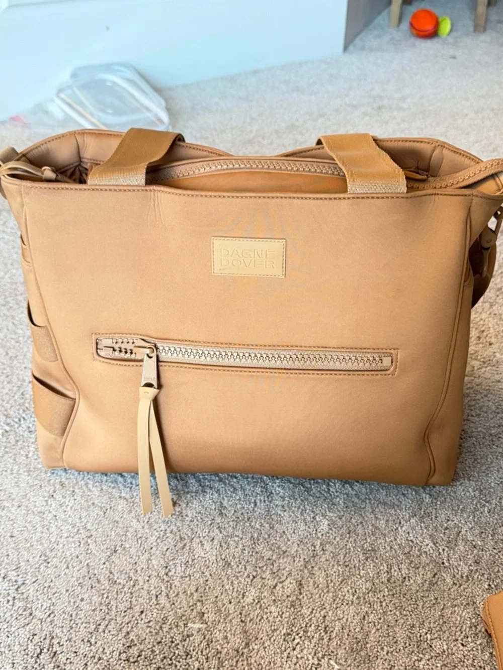 Dagne Dover Camel Wade Diaper Bag